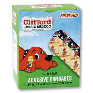 Clifford the Big Red Dog Bandages