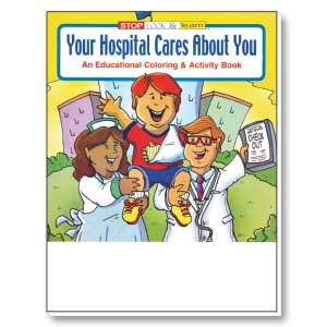 Your Hospital Cares About You Coloring Books
