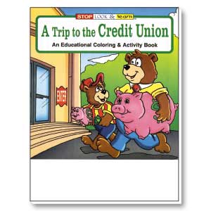 Trip to The Credit Union Coloring Books