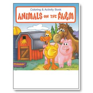 Animals On The Farm Coloring Books