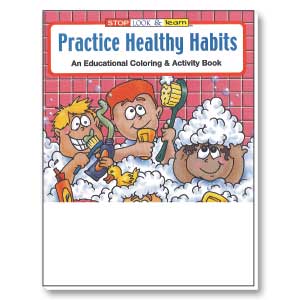 Practice Healthy Habits Coloring Books