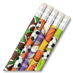 Sport Balls Pencils (48/pack)