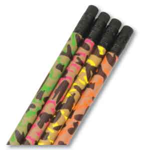Neon Camo Pencils