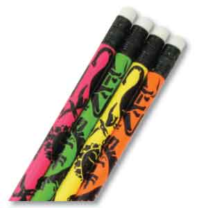 Neon Dinos Pencils