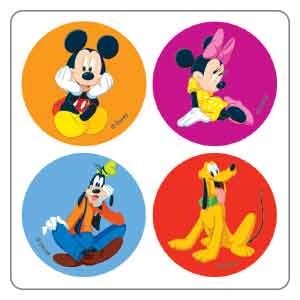 Mickey & Friends MiniBadges Disney Stickers