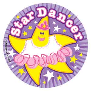 Star Dancers Asst. Stickers