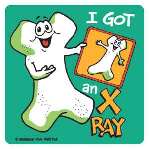 I Got An X-Ray Asst. Stickers