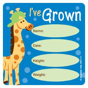 I've Grown - Boys Asst. Stickers