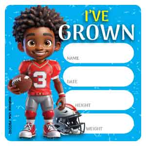 Boy Fun - I've Grown Asst. Medical Stickers