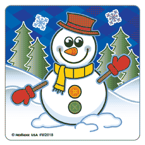 Winter Make-A-Sticker Asst.