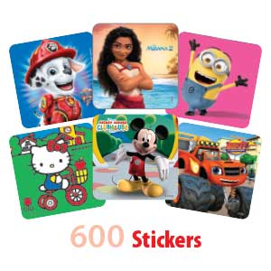 Top Sellers Licensed Sticker Sampler