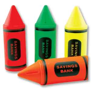 Crayon Coin Banks