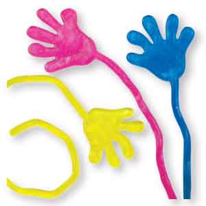Glitter Sticky Hand Toys