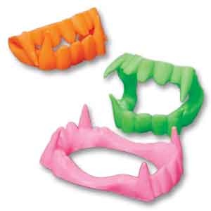 Neon Vampire Teeth Toys