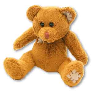 Suede Patchwork Bears Plush Toys