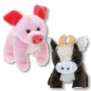 Plush Baby Barnyard Animal Toys