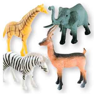 Zoo Animals Toy Assortment