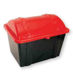 Jr. Treasure Chest - Red & Black Toys