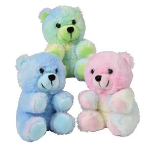 Plush Rainbow Swirl Bears