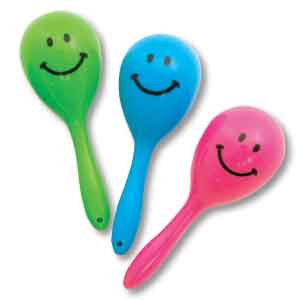 Smile Face Mini Maraca Toys