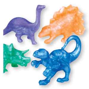 Pearlized Squishy Dinosaurs