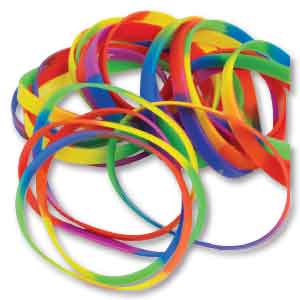 Rainbow Thin Wristband Bracelets Toy Jewelry