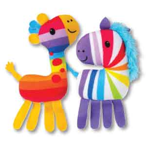 Mini Rainbow Stuffed Animals