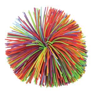 Rainbow Stringy Balls