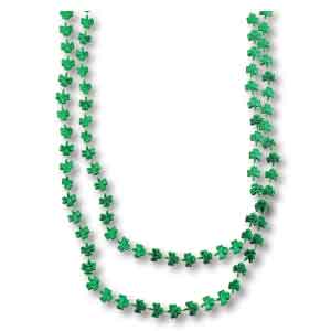 Metallic Shamrock Necklaces