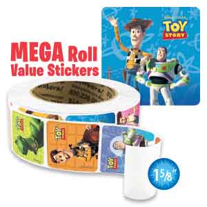 Toy Story Mega Roll Value Stickers