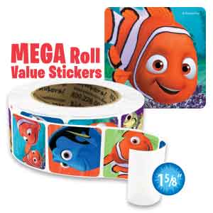 Finding Nemo Mega Roll Value Stickers