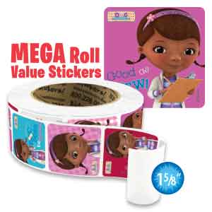 Doc McStuffins Mega Roll Value Stickers