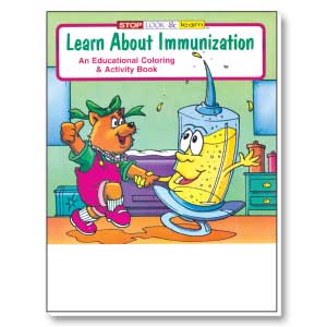 Learn About Immunization Coloring Books