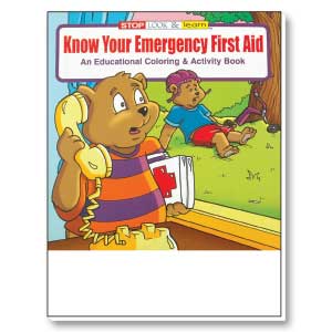 Emergency First Aid Coloring Books