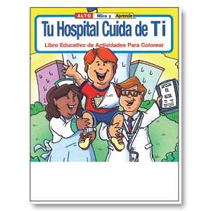 Spanish - Hospital Cares About You Coloring Books