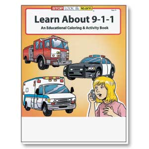 Learn About 9-1-1 Coloring Books