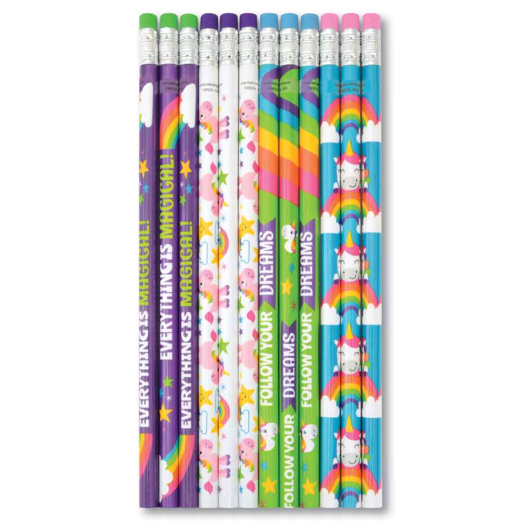 Fairies & Unicorns Pencils (48/pack)