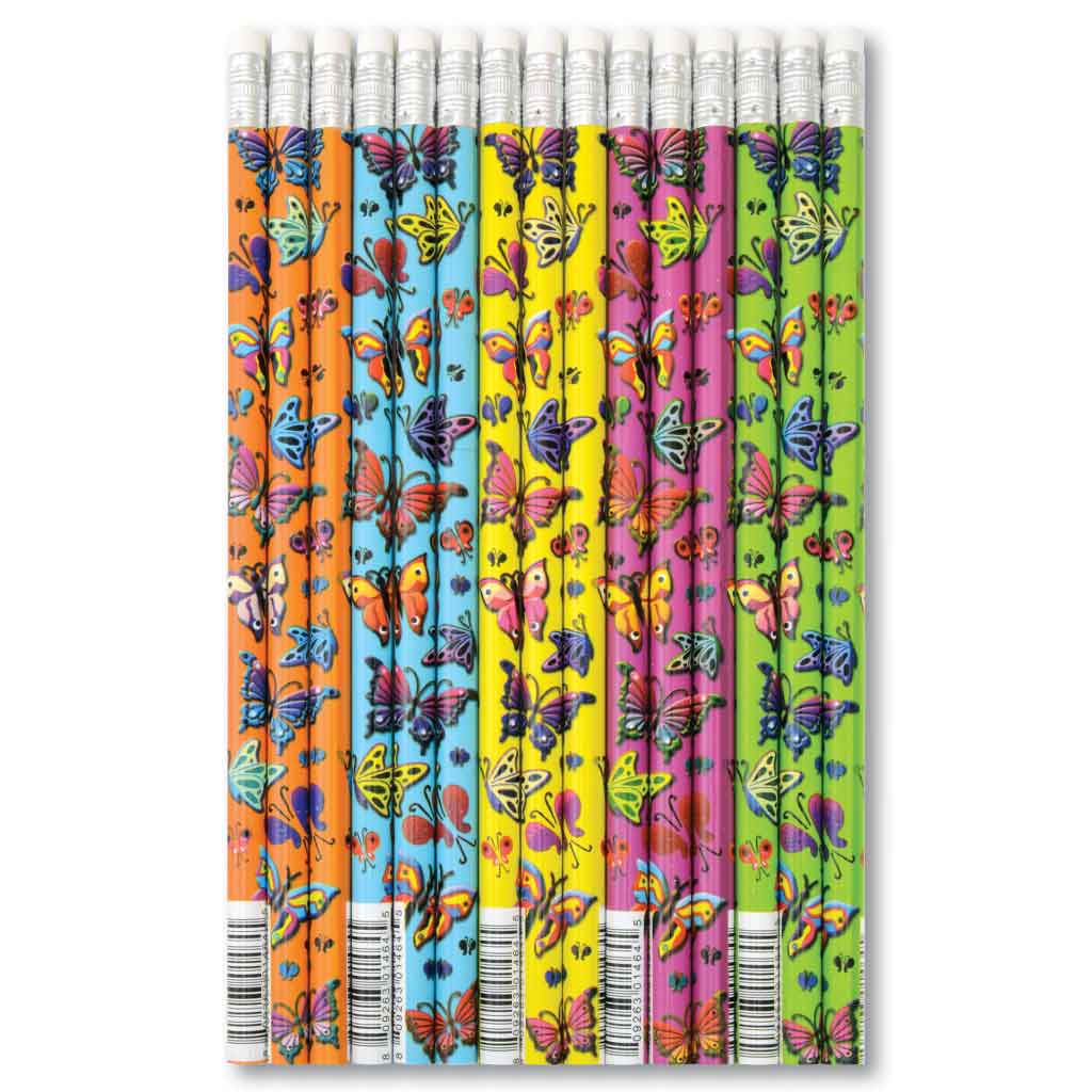 Bold Butterflies Pencils