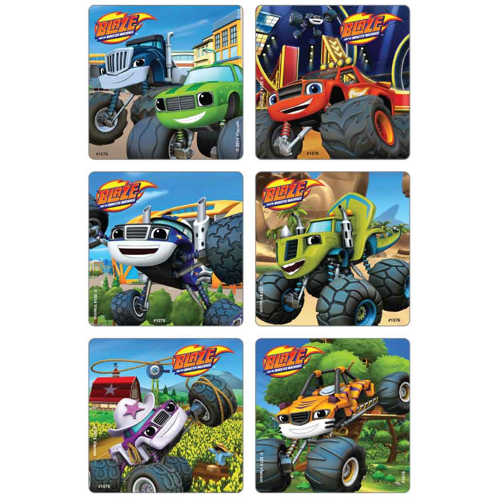 Blaze & The Monster Machines - Cool Trucks Stickers