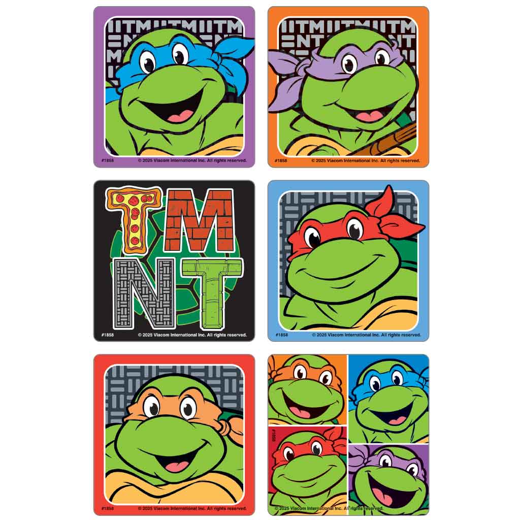 Classic Teenage Mutant Ninja Turtles Stickers