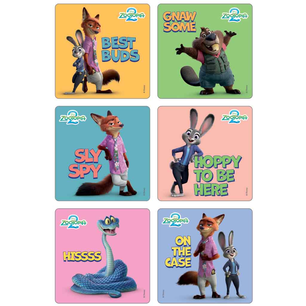Zootopia 2 Disney Stickers