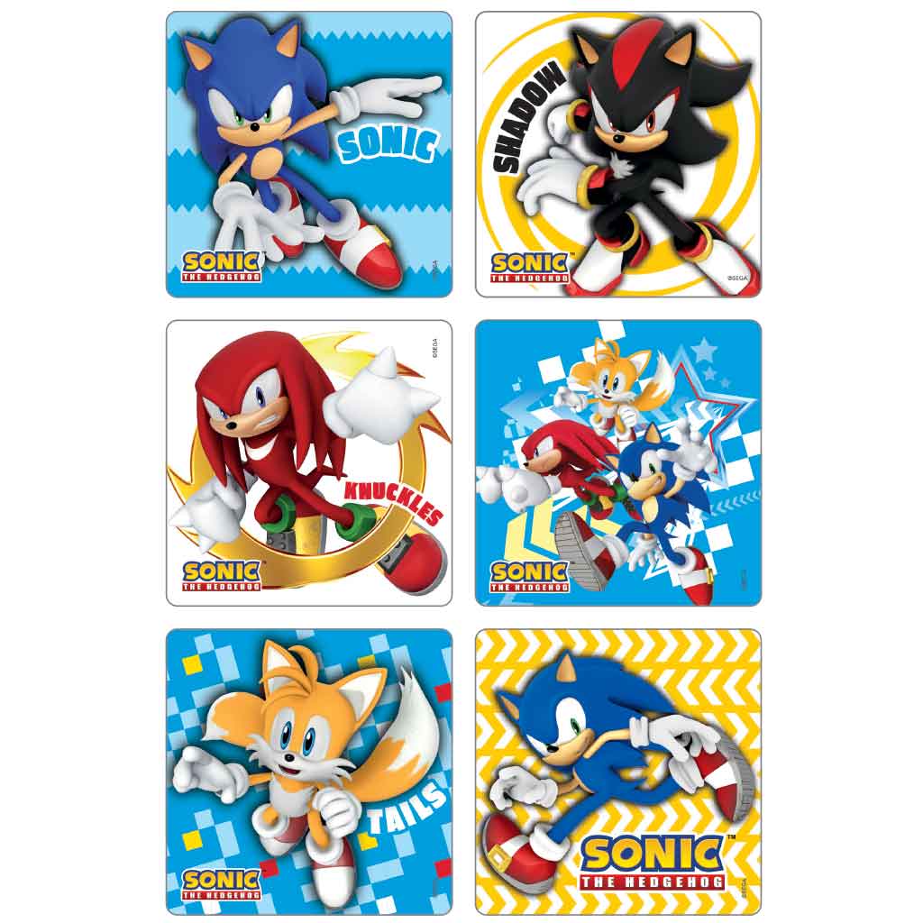 Sonic The Hedgehog Core Stickers