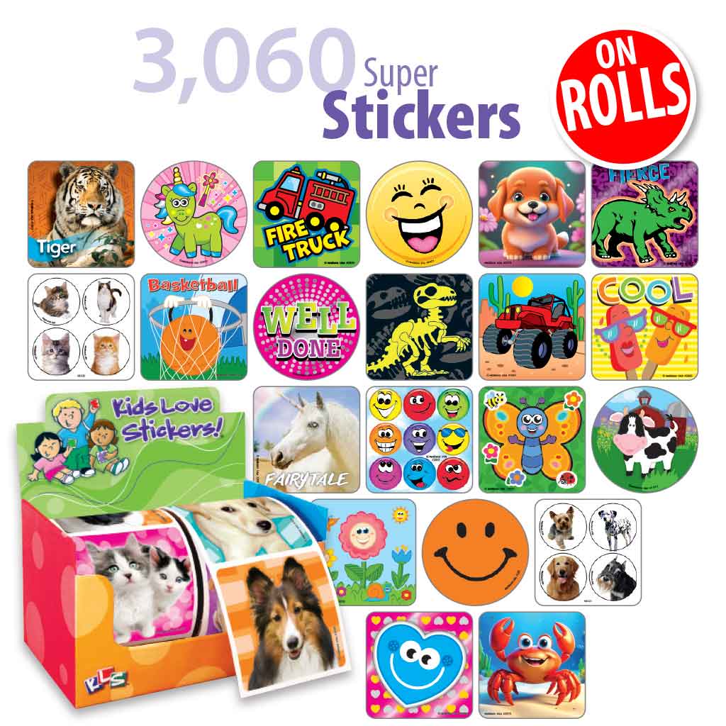 Super Sticker Sampler Rolls