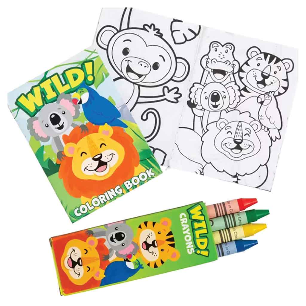 Wild Animal Coloring Activity Sets