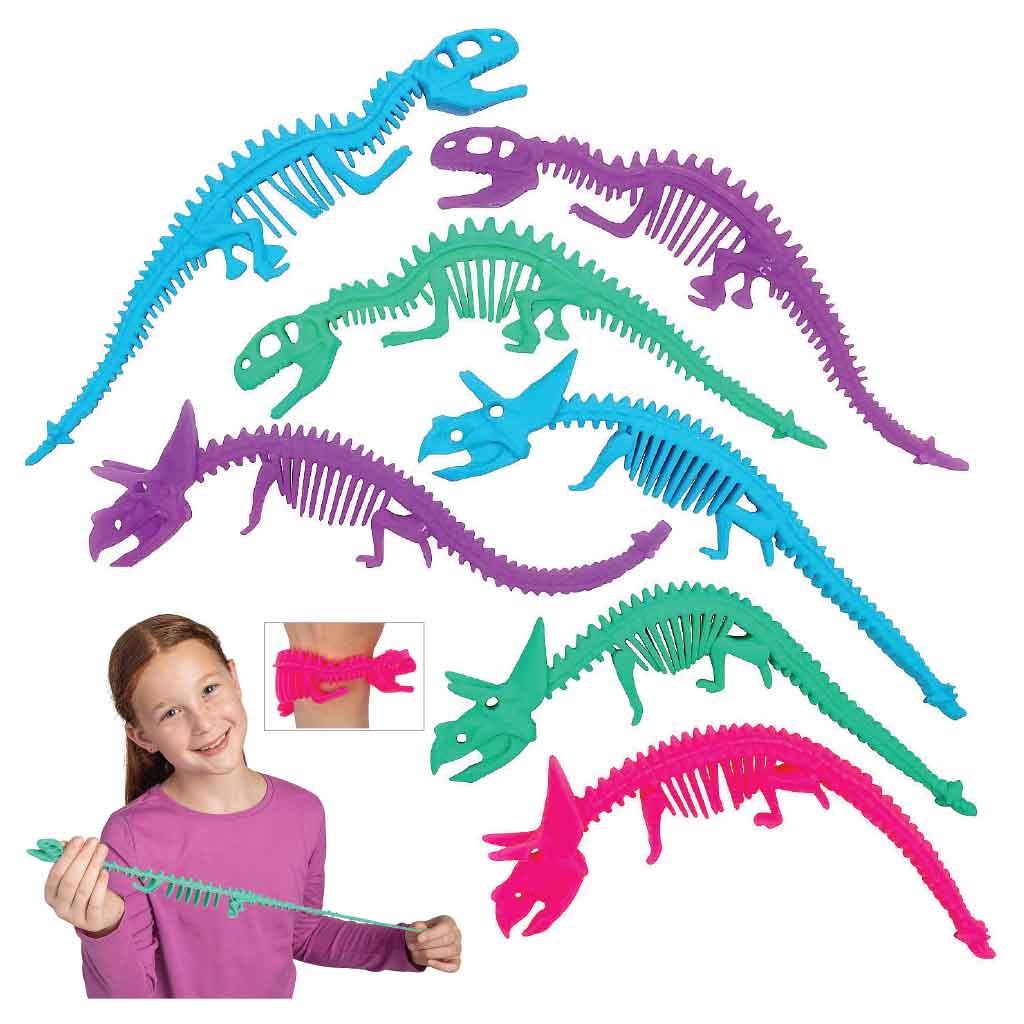 Stretchy Dinosaur Skeletons