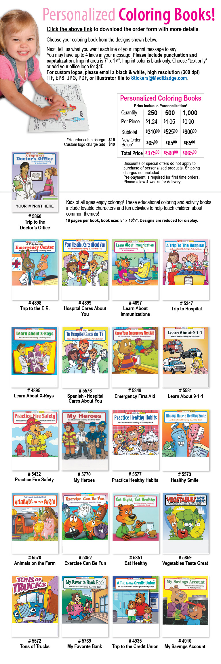 Personalized Coloring Books